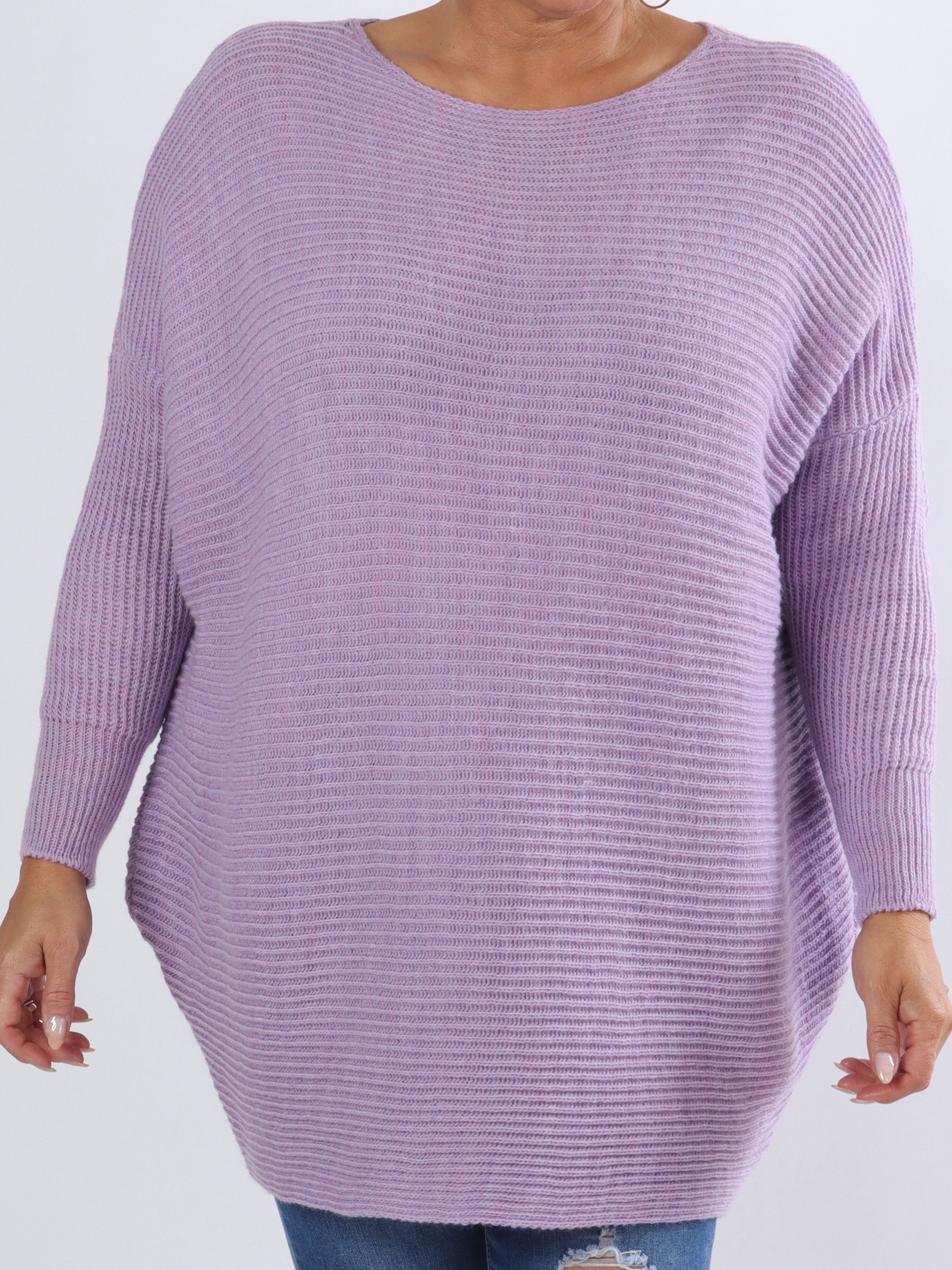 Teddy - Strikbluse med tætsiddende ærmer